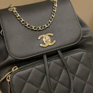 Chanel 21C Business Affinity Backpack  Black Caviar