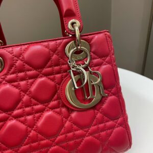 Lady Dior My ABC Dior Red Lambskin