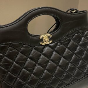 Chanel 31 Bag Black Aged Calf