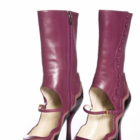Prada-Purple-and-Black-Leather-Fairy-Collection-Mary-Jane-Boots-SZ-37.5_37150C
