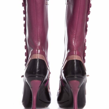 Prada-Purple-and-Black-Leather-Fairy-Collection-Mary-Jane-Boots-SZ-37.5_37150D