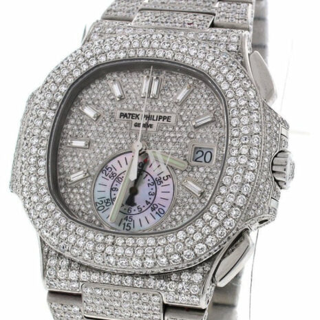 Patek Philippe Nautilus Custom Diamonds Mens Watch 5980/1A-019- Price Request Only Watches