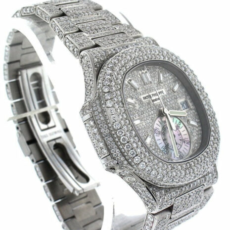 Patek Philippe Nautilus Custom Diamonds Mens Watch 5980/1A-019- Price Request Only Watches