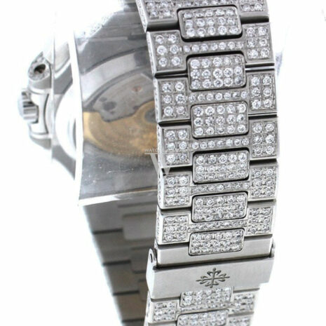 Patek Philippe Nautilus Custom Diamonds Mens Watch 5980/1A-019- Price Request Only Watches