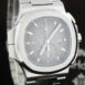 Patek Philippe Nautilus Travel Time Chronograph Stainless Steel Automatic Mens Watch 5990-1A-001