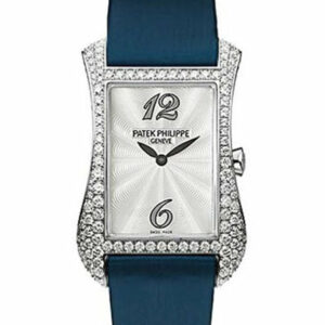 Patek Philippe Gondolo Serata 18Kt White Gold Diamond Blue Ladies Watch 4972G-001