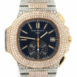 Patek Philippe Nautilus Custom Diamonds 5980/1Ar-001 Blue / None Watches