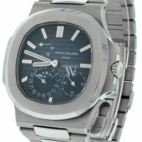 Patek Philippe Nautilus Blue Dial Stainless Steel Mens Watch 5712/1A-001