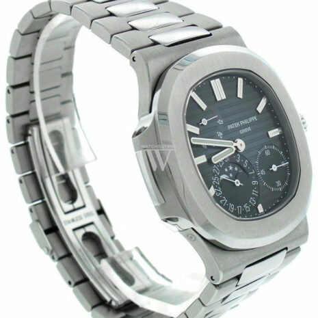 Patek Philippe Nautilus Blue Dial Stainless Steel Mens Watch 5712/1A-001