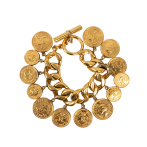 Bracelet doré Chanel