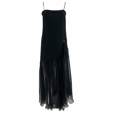 chanel-long-black-dress-1
