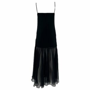 Pre owned Chanel Maxi Silk Designer Dress