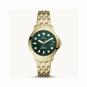 Fossil Analog Women's Watch Gold Plated Metal Bracelet - ES4746