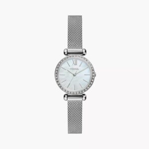 Fossil Tillie Mini Women's Silver Stainless Steel Watch