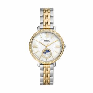 Fossil Jacqueline Sun Moon Multifunction Two-Tone Stainless Steel Women's Watch - ES5166
