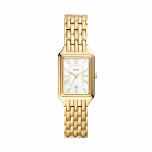 Fossil Raquel Three Hand Date Gold Tone Stainless Steel Women's Watch - ES5220