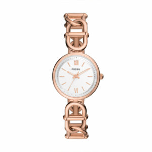 Fossil Carlie Women's Three-Hand Rose Gold-Tone Stainless Steel Watch - ES5273