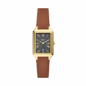 Fossil Raquel Women's Three-Hand Date Medium Brown Leather Watch - ES5303