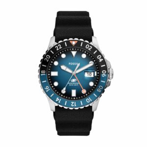 Fossil Fossil Blue Silver Stainless Steel Men's Watch - FS6049