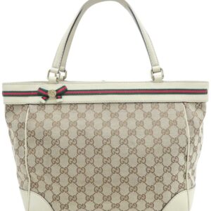 Gucci Mayfair Supreme Brown&tan Canvas Tote