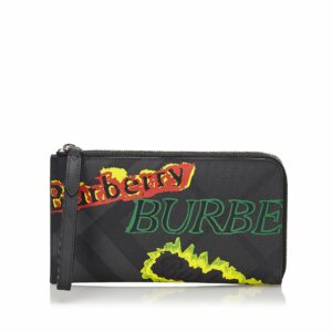 Pre-Loved Burberry Multi Others Leather Graffiti Wallet United Kingdom