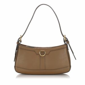 Pre-Loved Burberry Brown Calf Leather Shoulder Bag United Kingdom