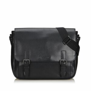 Pre-Loved Burberry Black Others Leather Crossbody Bag United Kingdom
