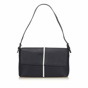 Pre-Loved Burberry Blue Navy Others Leather Baguette United Kingdom