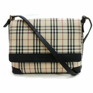 Authentic Burberry Shoulder Bag Beige Canvas (SHC7-10177)