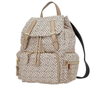 Burberry Medium Rucksack in Monogram Print Nylon- Blush 8011639
