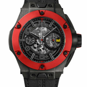 Hublot Big Bang Unico Ferrari Red Ceramic Chronograph Automatic Black Dial Watch 402.QF.0110.WR