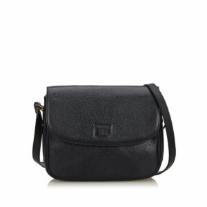 Pre-Loved Burberry Black Others Leather Crossbody Bag United Kingdom
