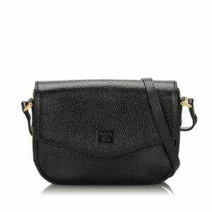 Pre-Loved Burberry Black Others Leather Crossbody Bag United Kingdom