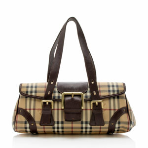 Burberry Haymarket Check Satchel (SHF-13062)
