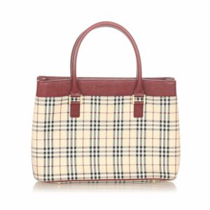 Burberry House Check Canvas Handbag (SHG-20527)
