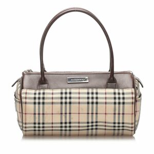 Burberry House Check Canvas Shoulder Bag (SHG-10806)