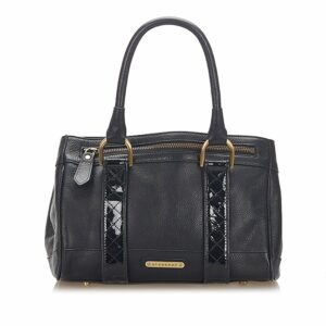 Burberry Leather Handbag (SHG-17144)