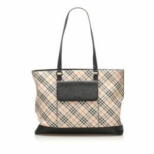 Burberry Nova Check Canvas Tote Bag (SHG-14917)
