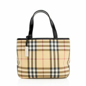 Burberry Nova Check Small Tote (SHF-12725)