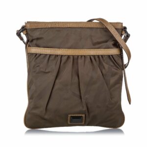 Burberry Plaid Canvas Crossbody Bag (SHG-18944)