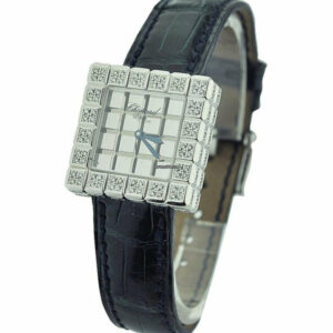 Chopard Ice Cube Mirror Dial Square Ladies Quartz Watch 136815-1001