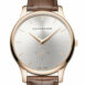 Chopard L.u.c. Xps Silver Dial 18Kt Rose Gold Brown Leather Ladies Watch 161920-5002