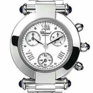 Chopard Imperiale Chronograph In Steel On Bracelet With White Dial 378210 Watch