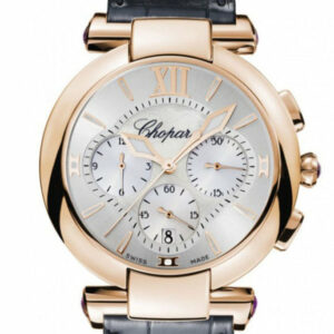 Chopard Imperiale Rose Gold Chrono Silver Dial 384211/5001 Watch