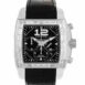 Chopard Two O Ten Black Dial Baguette Bezel And Pave Case Croc 172272/1001 Watch