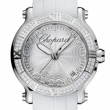 Chopard Happy Sport Round Quartz 36Mm Ladies Watch 278551-3003