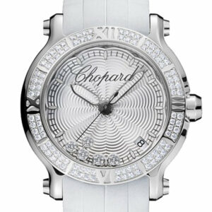 Chopard Happy Sport Round Quartz 36Mm Ladies Watch 278551-3003
