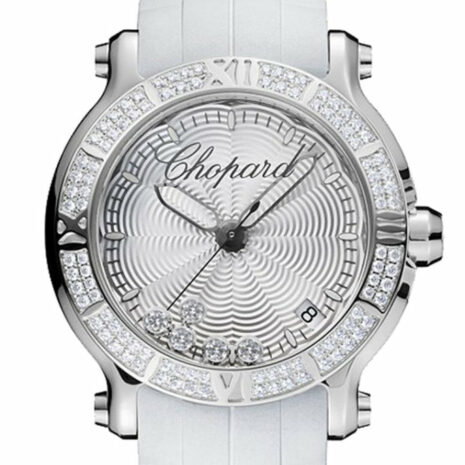 Chopard Happy Sport Round Quartz 36Mm Ladies Watch 278551-3003