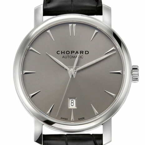 Chopard Classic 33.5Mm 18K White Gold Ladies Watch 161278-1004 Grey