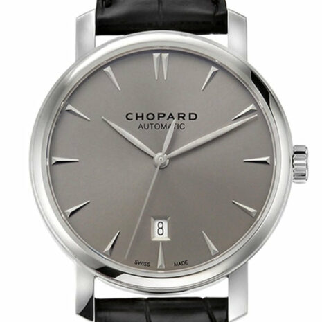 Chopard Classic 33.5Mm 18K White Gold Ladies Watch 161278-1004 Grey